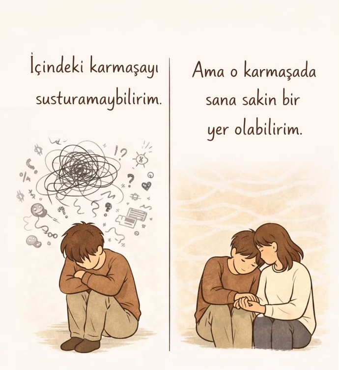 Karmaşanıza ortak olacak kimse var mı?