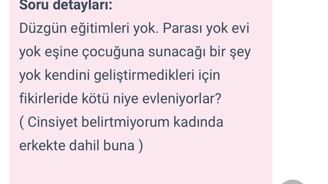 Bu sorunun nesi tartışma amacı güdüyor?