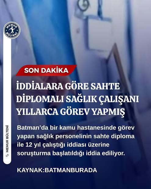 Sahte diplomalılar memur oluyorsa okumak neye yarar?