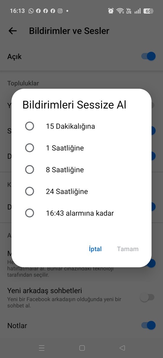 Messenger sesi tamamen nasıl kapatılır, bir daha bildirim sesi gelmemesi için ne yapmalıyım?