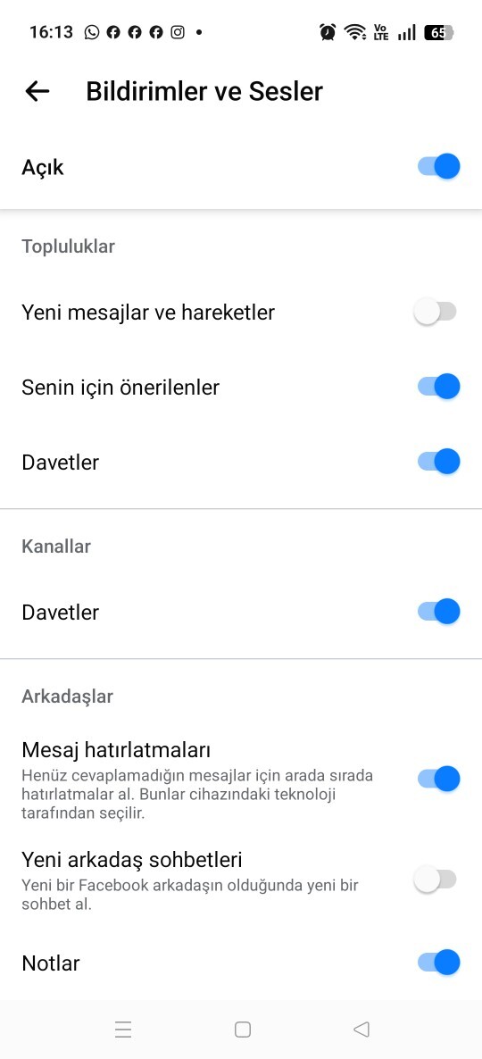Messenger sesi tamamen nasıl kapatılır, bir daha bildirim sesi gelmemesi için ne yapmalıyım?