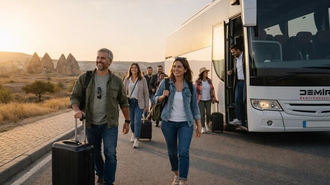Turizm şirketiyle birlikte geziye katıldın mı hiç?