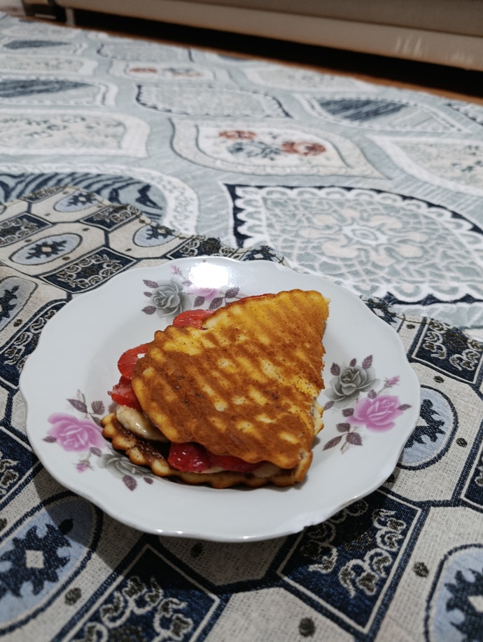 Waffle yaptım nasıl görünüyor?