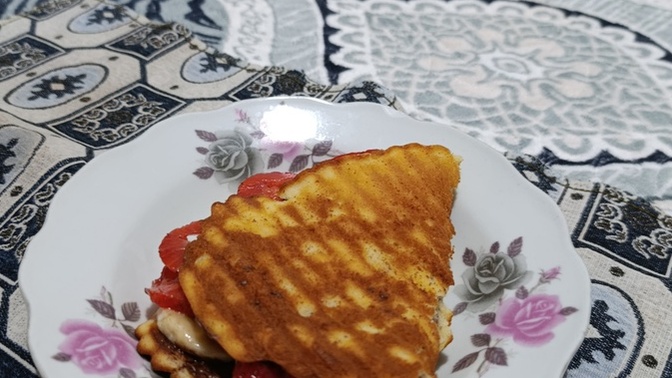 Waffle yaptım nasıl görünüyor?