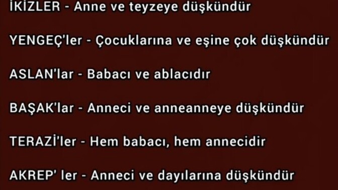 Sen en çok kime düşkünsün?