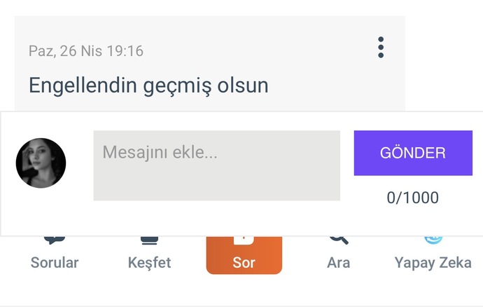 Birini engellerken haber veriyor musunuz yoksa sessizce mi engelliyorsunuz?
