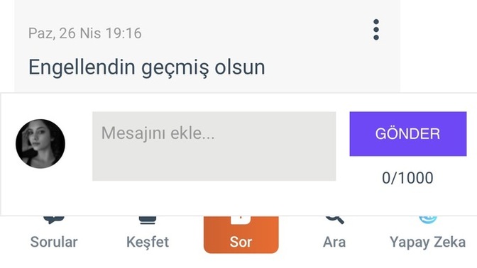 Birini engellerken haber veriyor musunuz yoksa sessizce mi engelliyorsunuz?
