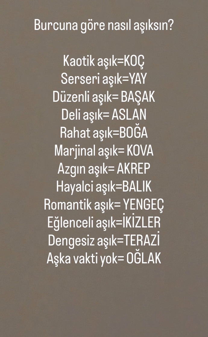Sen Nasıl Aşıksın?