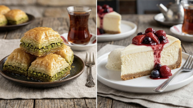 Baklava mı cheesecake mi?