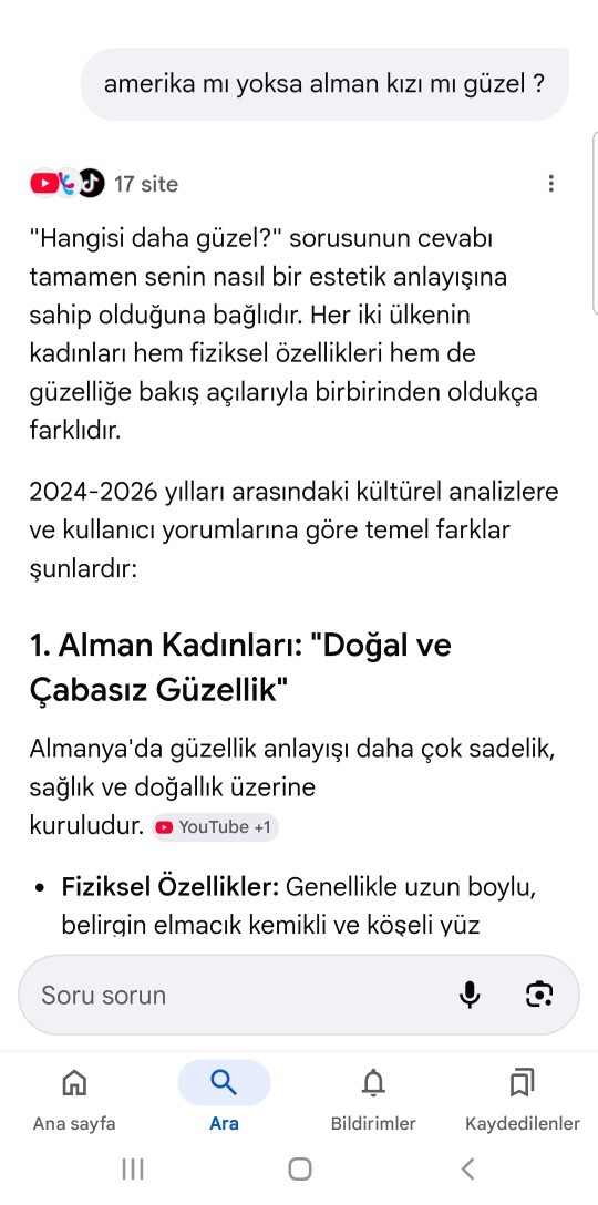 18 yaşındaErkek kardeşim benim telefonumu bendengizli karıştırmış ve ss almış googleda yapay zekaya bunları yazmış anneme desem mi?
