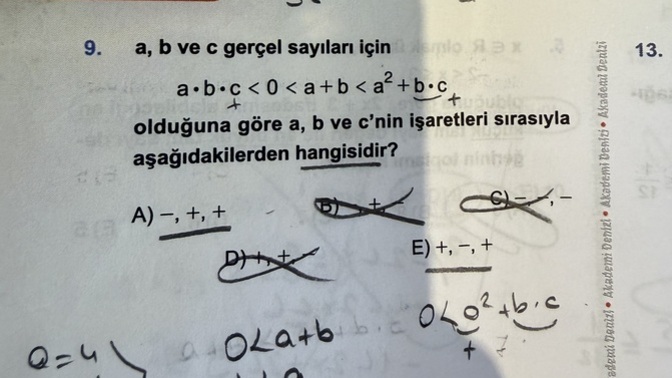 Matematik sorusunu çözebilen var mı? Çözüm de var ama anlamadım?