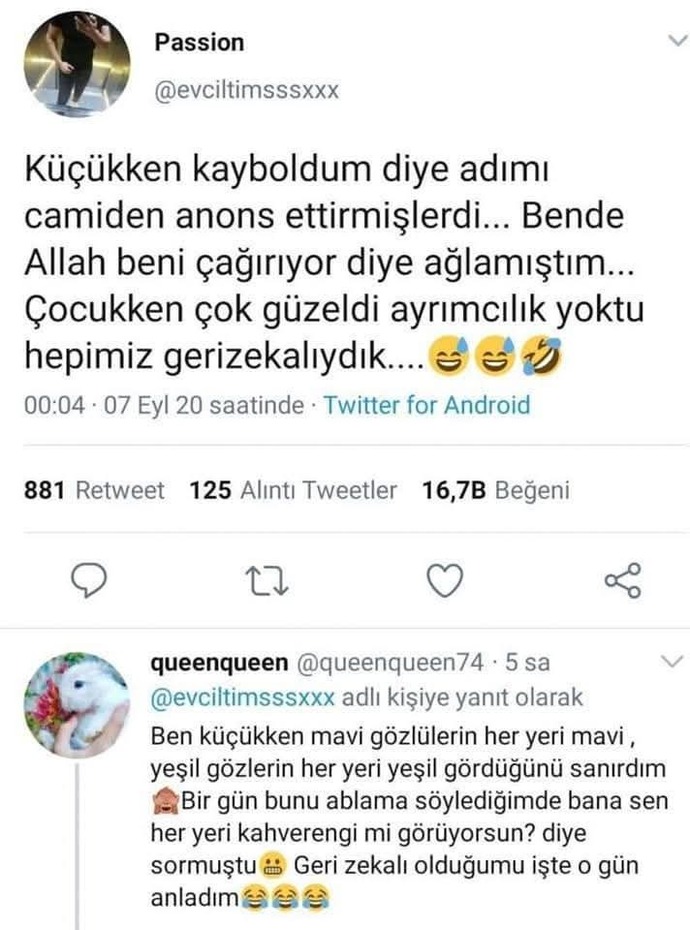 Çocukken yanlış bildiğiniz komik şeyler nelerdi, büyüyünce neyi fark ettiniz?