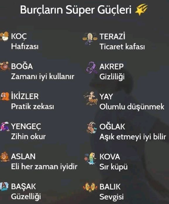 Burçların süper güçleri neymiş?