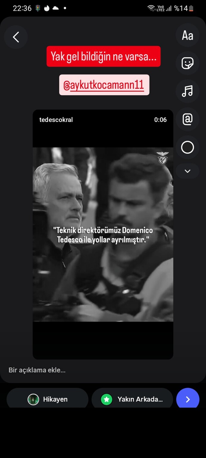 Sizce İnstagram hikayemde paylaşmayı düşündüğüm şey saçma mı ( LÜZUMSUZLAR YORUM YAPMASIN! ) ?