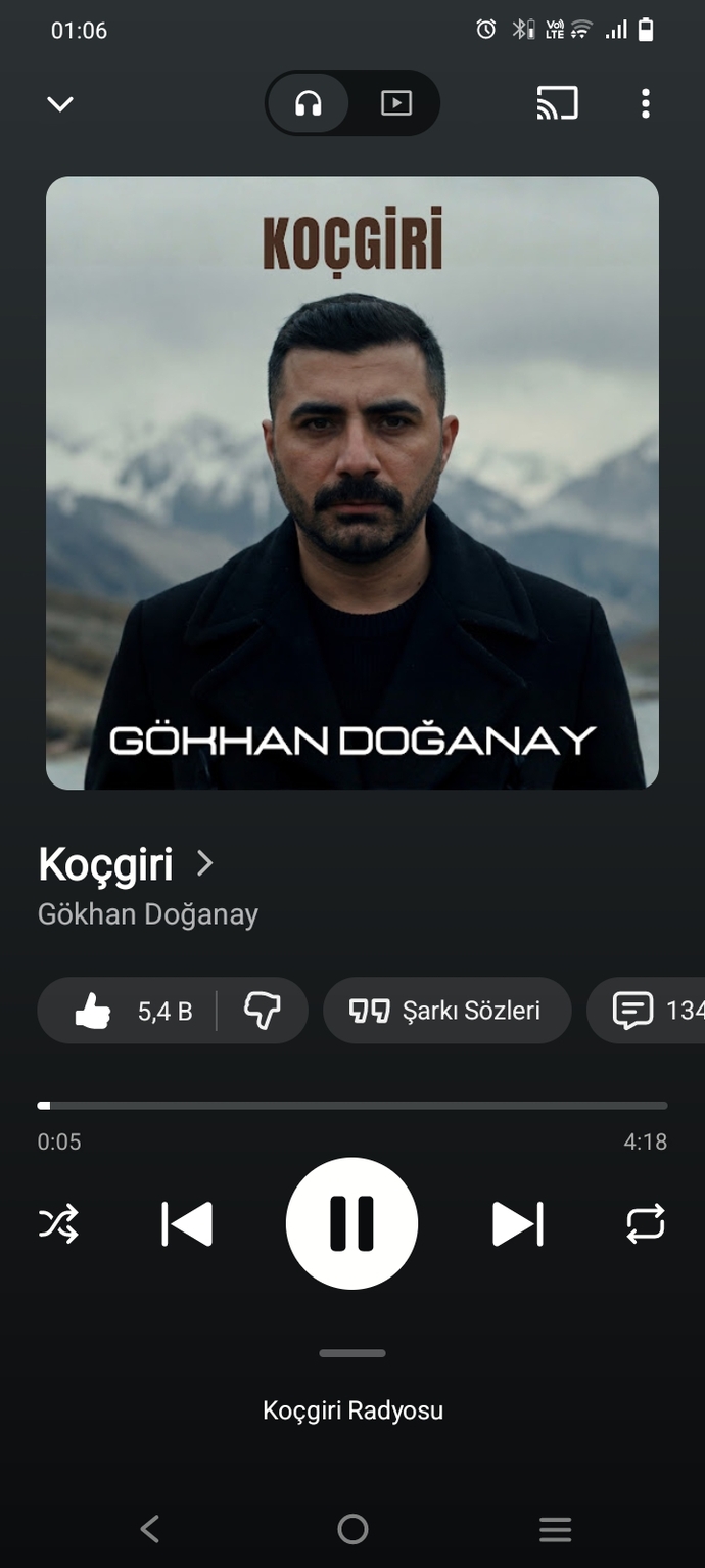 Bu aralar sürekli açıp açıp dinlediğiniz şarkı var mıgg?