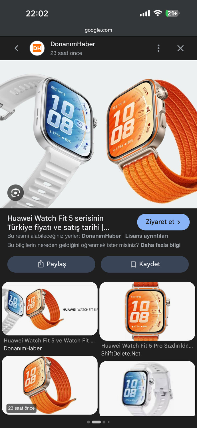 Turuncu saat alsam çok mu sırıtır?