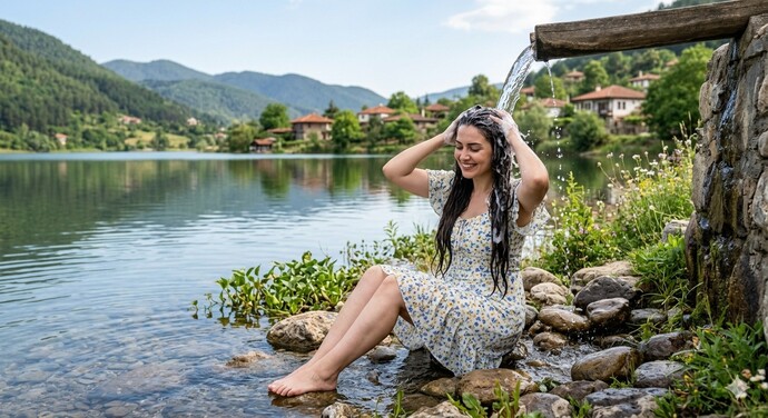 Hiç bir göl veya nehir de saçlarınızı yıkamak zorunda kaldınız mı?