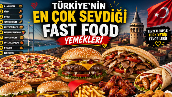 Türkiye’nin en çok sevdiği fast food yemeklerinden senin favorin hangisi :) ?
