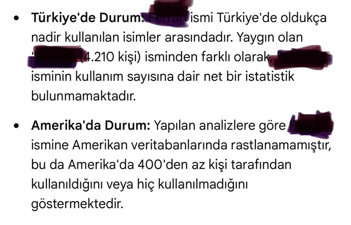 İsminiz ne kadar nadir?