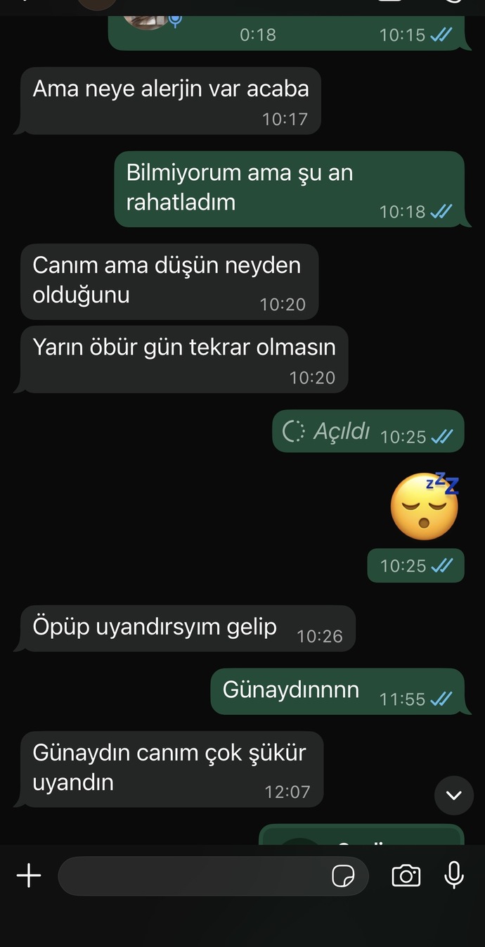 Daha önce sürekli yazan çocuk şimdi çok az yazıyor sizce benden mi soğumuş?