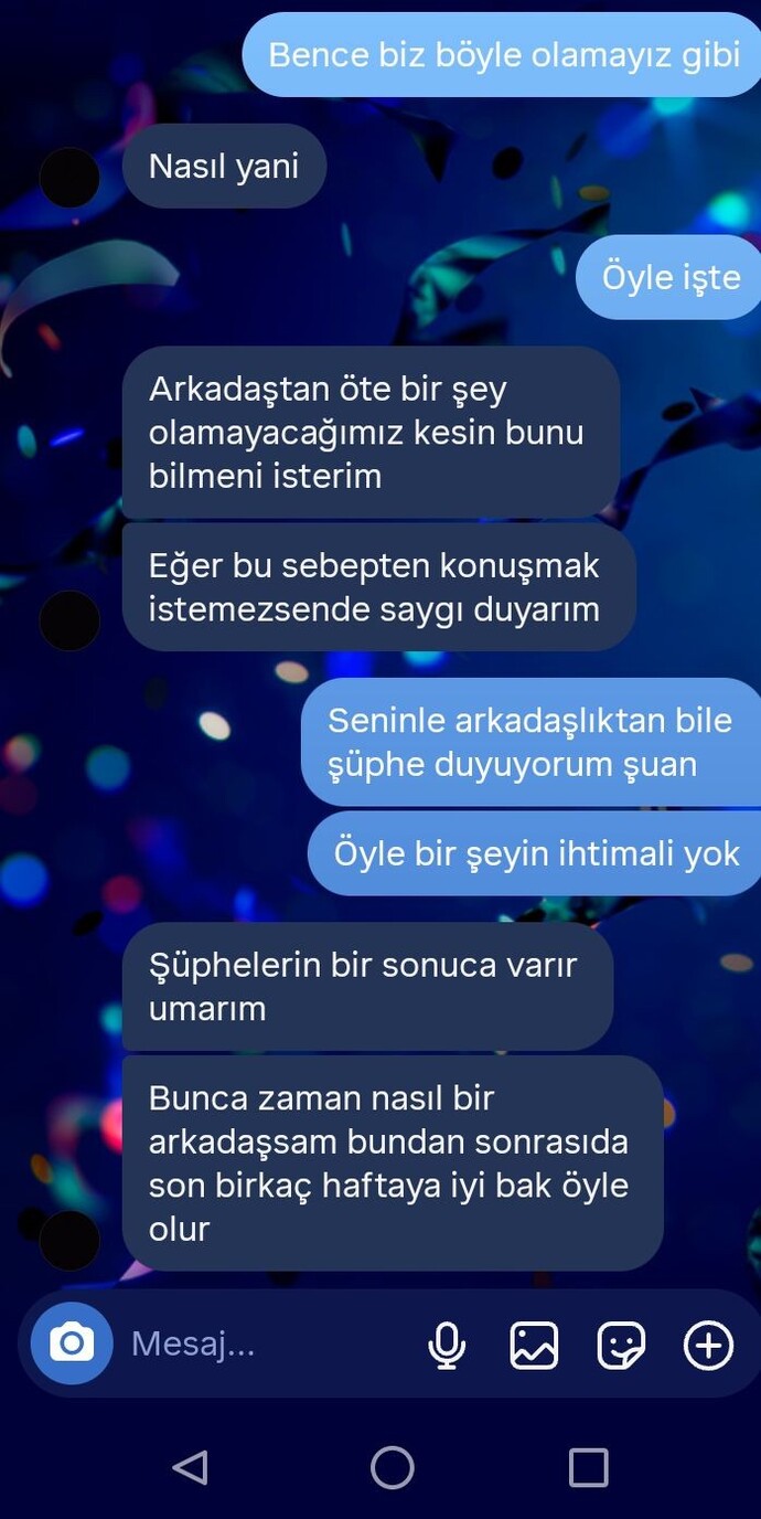 En son ilişkiniz nasıl bitti?