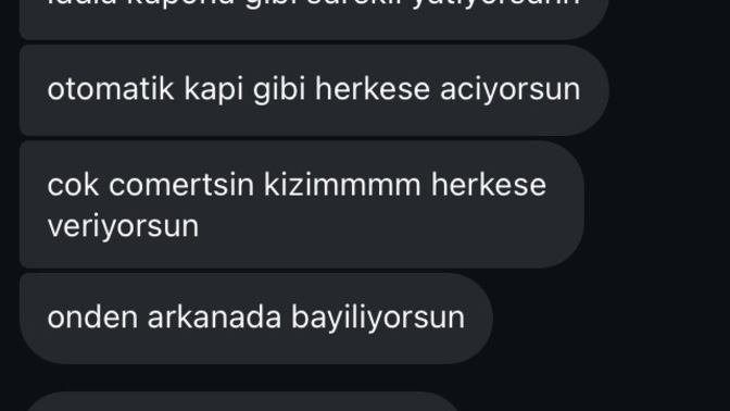 Bu ne beeeee herkes namuslu bi ben seyim yeter ya?