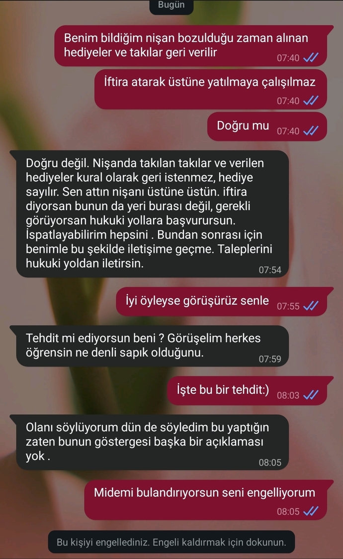 İftira atıyor
