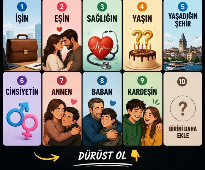 Dürüst ol değişmek istesen neyi değişmek istersin?