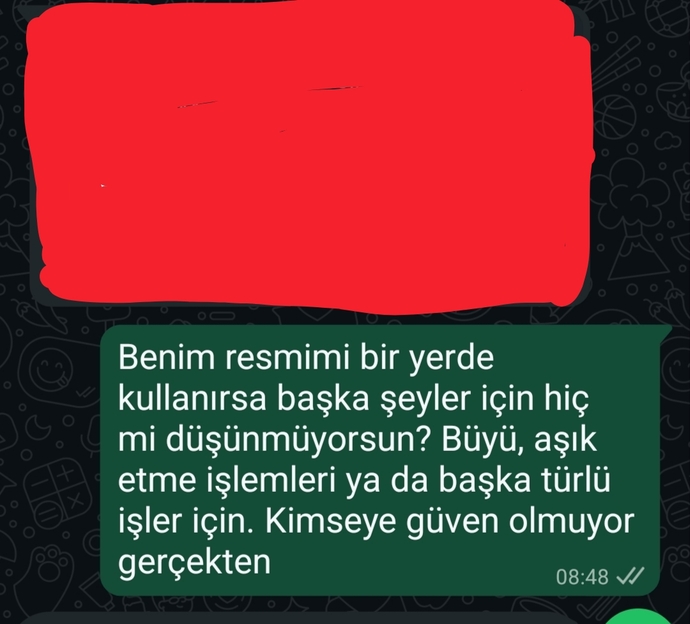 Biri izinsiz olarak sizin resminizi bir erkeğe atsa veya paylaşsa ne düşünürsünüz?