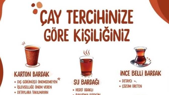Çayı hangi bardakta tercih edersiniz?