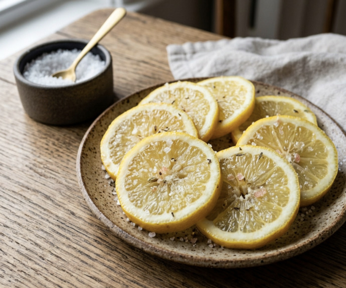Tuzlu limon dilimleri sever misiniz?