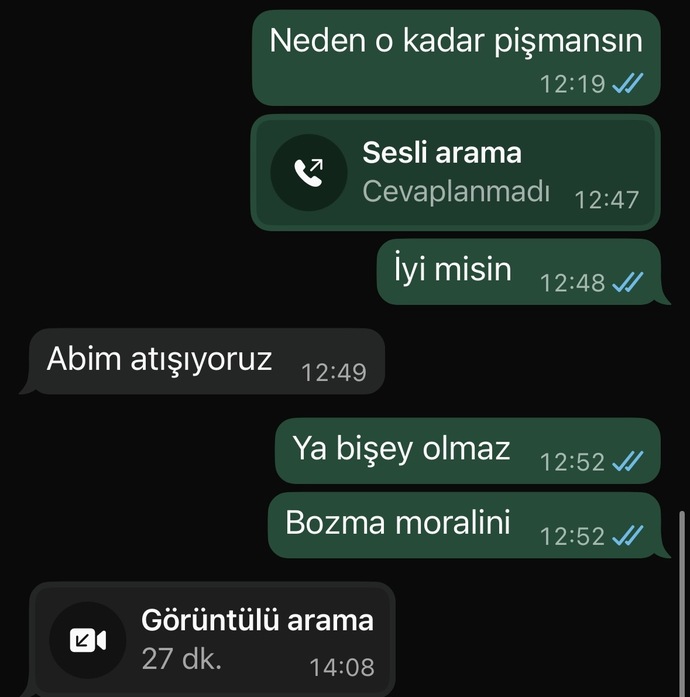 Çocuk bana karşı çok ilgisiz değil mi sizce konuşmayi kesmeli miyim?