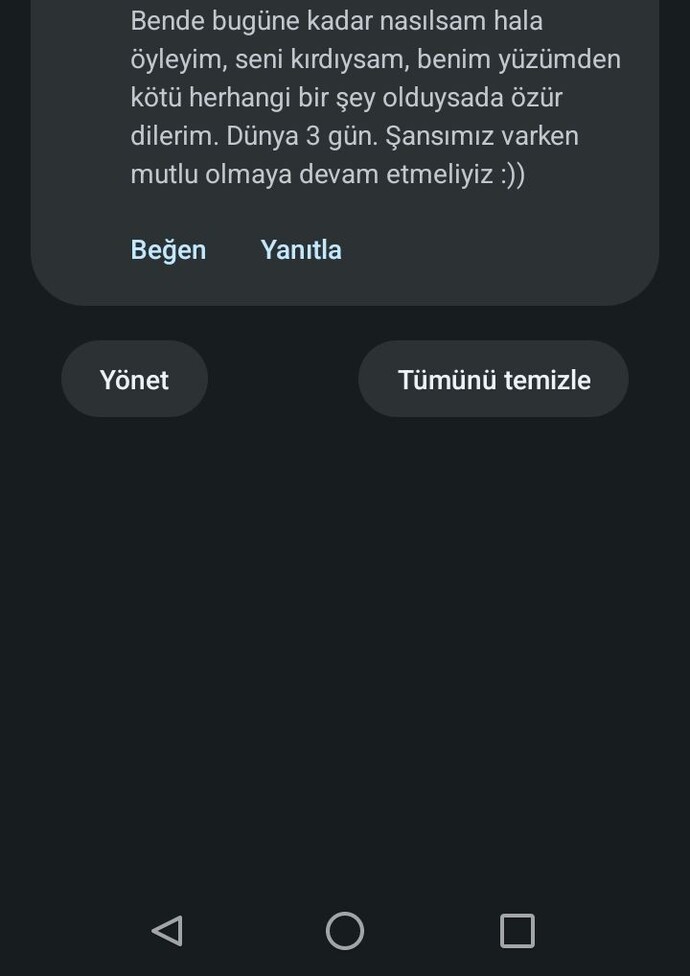 Sizce bu ilişkiye devam edilir mi?