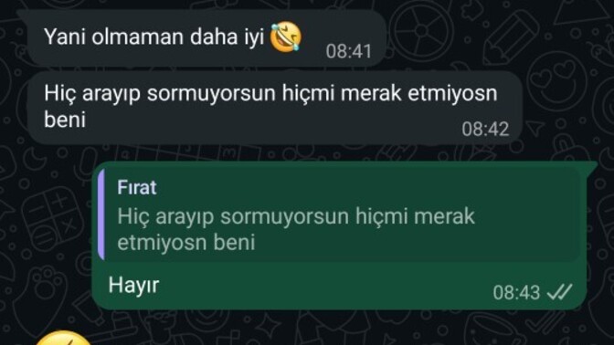 Eski sevgilim yazdı, ben biraz ileri gittim, şimdi ne yapmalıyım sizce?