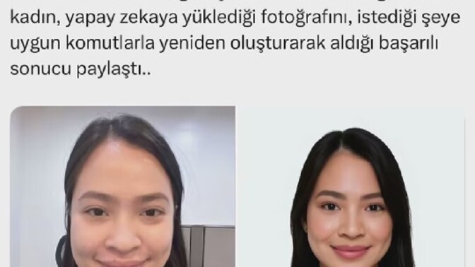 Sizce 500 TL’lik vesikalık yerine yapay zekayla fotoğraf oluşturmak daha mantıklı değil mi?