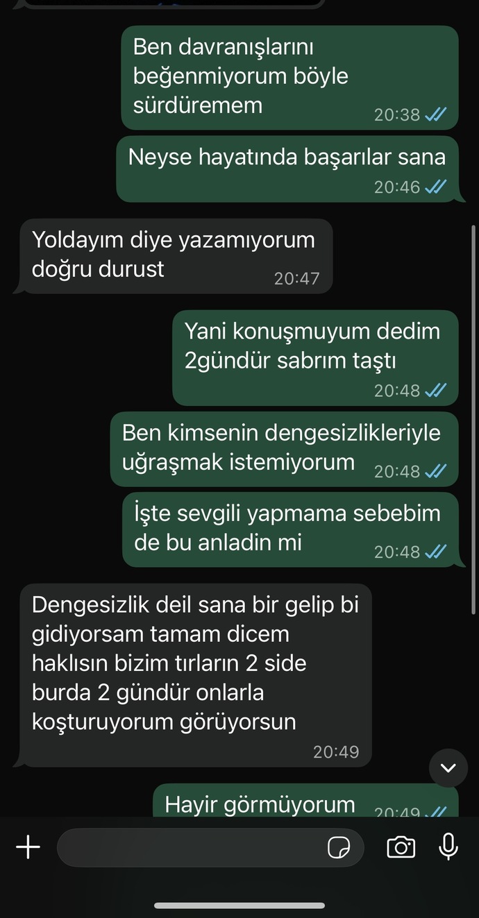 Szce o da mi konuşmayi kesmek istiyor?