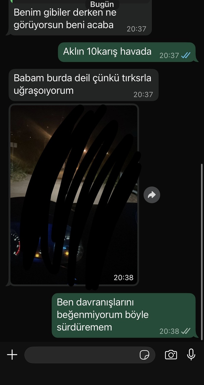 Szce o da mi konuşmayi kesmek istiyor?