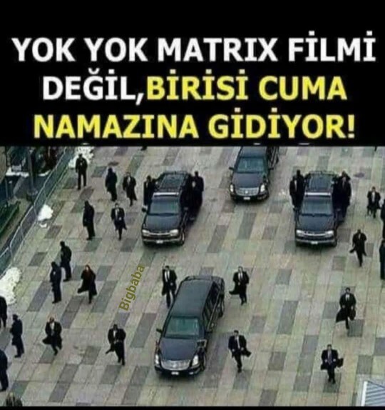 Sizce bu fotodaki sözde kimseden korkmayanlardan hangisi cuma namazına gidiyor?