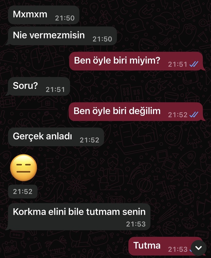 Kızlar sevgiliniz böyle şeyler dese ne yapardınız?