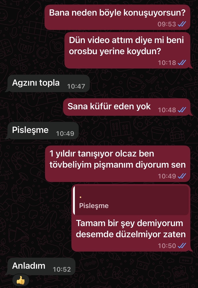 Kızlar sevgiliniz böyle şeyler dese ne yapardınız?