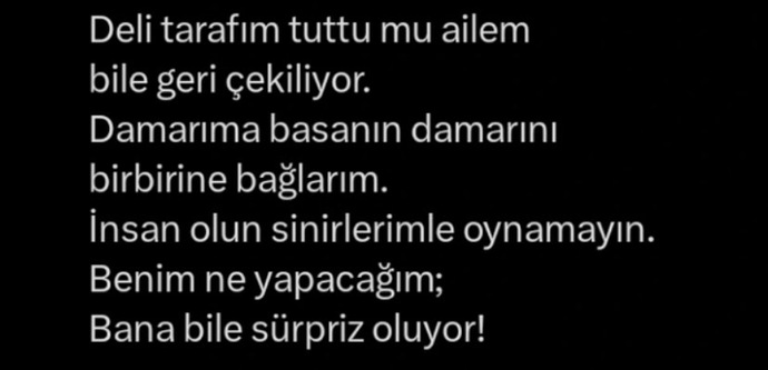Deli tarafınız tutar mı yoksa sakin misiniz?