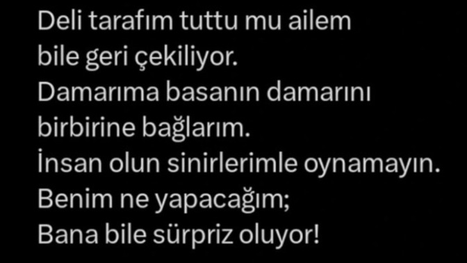 Deli tarafınız tutar mı yoksa sakin misiniz?