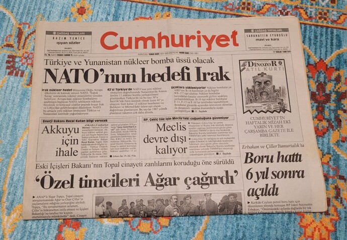 Doğduğunuz günde basılan bir gazete var mı sizde?