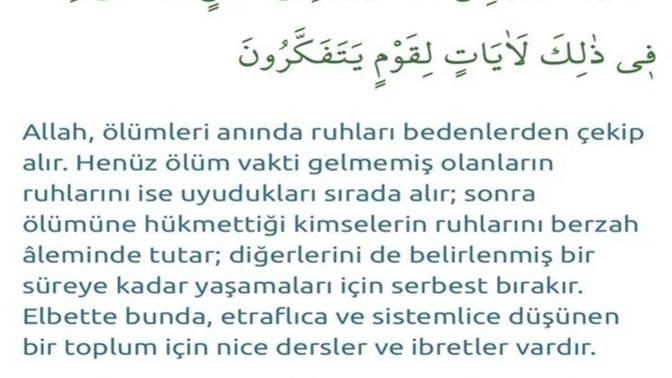 Bugün tekrar dirildiniz mi?
