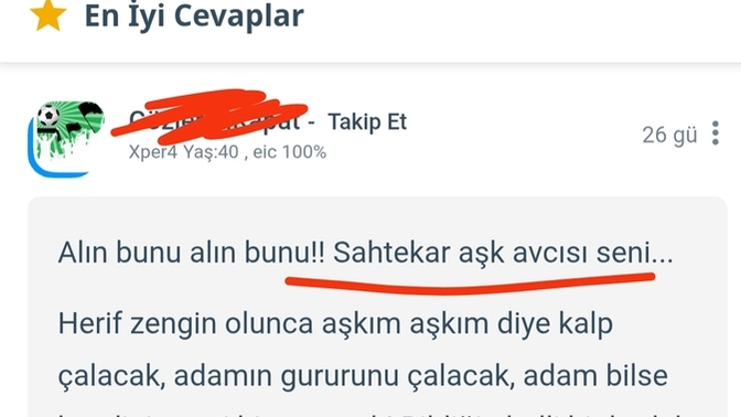 Şu sitenin kendi kendine "süper cevap, en iyi cevap" seçme özelliğini kim çıkardı? hemen çıksın ortayaaaa?