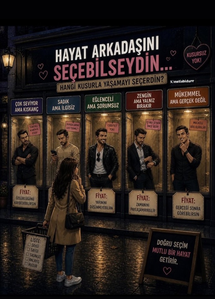 Hayat arkadaşını seçebilseydin hangi kusurla yaşamayı tercih ederdin?