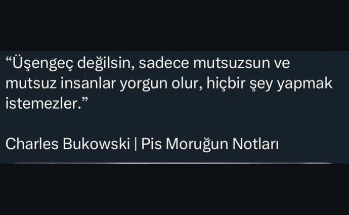 Mutsuz olduğunuzdan dolayı mı üşengeçsiniz?