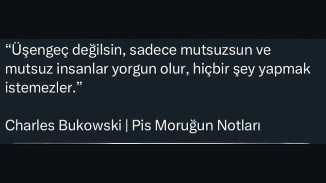 Mutsuz olduğunuzdan dolayı mı üşengeçsiniz?