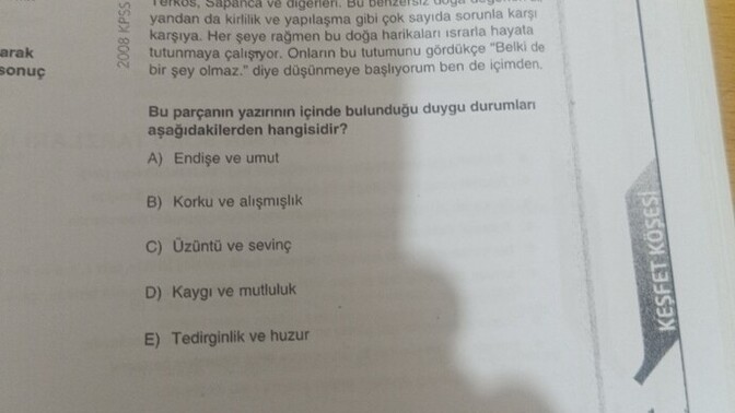 Sizce bu soru kolay mı?