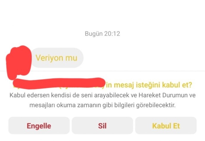 Bu nasıl mesaj?